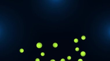 Tenis topu, Yeşil Ekran Döngüsü Futbol Topu 3D Animasyonu 'nu da ekliyor. Spor ve eğlence..