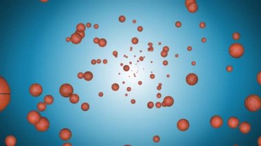 3 boyutlu dönen topun yeşil ekran animasyonunda basketbol topu 4K yapıyor. Basketbol turnuvası