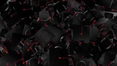 4k video fırlatma başlıkları, şapkalar, diploma töreni döngüsü yeşil ekran arkaplanı.