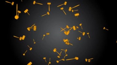 Yargıç çekiç kanunu tokmağı. Açık artırma mahkemesi çekiç teklif yetkisi kavramı Döngü Canlandırma Arkaplanı