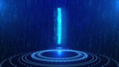 Bitcoin Metni Siberuzay Gelecek Dijital Teknoloji Hologram Döngüsü Konsepti. Çevrimiçi dijital finans dünyası. Bitcoin. Döviz Yatırımları Çevrimiçi İşlemler Dijital Şifreleme Birimi. Çevrimiçi bankacılık.
