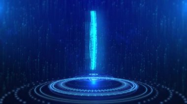Metin Siberuzayı Sıfırla Gelecek Dijital Teknoloji Hologram Döngüsü Kavramı. Ok simgesi. Geri dönüşüm, yenilenme, yeniden yükleme, güncelleme, senkronizasyon, güncelleme parolası sıfırlama. yeni başlangıç sıfırlama
