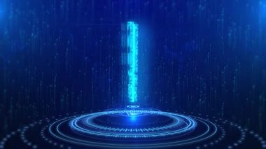 Alışveriş Arabası Metni Cyberspace Gelecek Dijital Teknoloji Hologram Döngüsü Konsepti. Çevrimiçi ticaret alışveriş arabası simgesi ve e-ticaret iş sembolü E-ticaret dijital alışveriş çevrimiçi alışveriş.