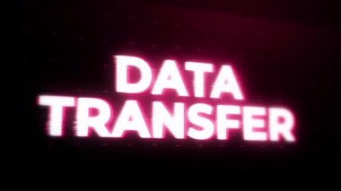 Ekranda Veri transferi Uyarı Hatası Mesajı yanıp sönüyor, bilgisayar sistemi çöktü. Kesilen Erişilemez Kesilemeyen Bağlantı Hatası. Kırık bağlantıları sembolize eden internet kırma zinciri yok.