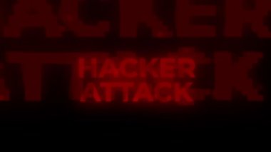 Hacker Saldırısı Kırmızı Uyarı Bilgisayar Virüsü Alarmı Mesajı Hackleme Alarmı. Virüs alarmı Arızası. Siber saldırı, koruma, güvenlik internet güvenliği. Siber uzay. Online siber saldırı, tehdit ihlali