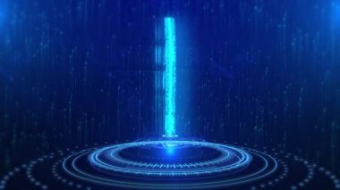 WWW Globe Metni Cyberspace Gelecek Dijital Teknoloji Hologram Döngüsü Konsepti. Teknoloji çevrimiçi siber uzay yazılım oluşturma İnternet bağlantısı kavramı,