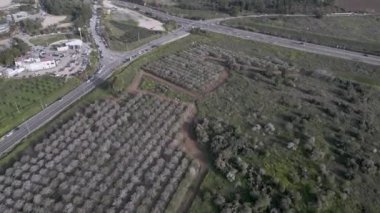 Latrun Monastery in Israel aerial view