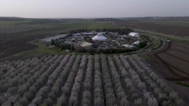 Amusement park mini Israel from the air — Stok video