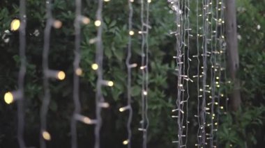 Lights weighing on a huppa. High quality FullHD footage
