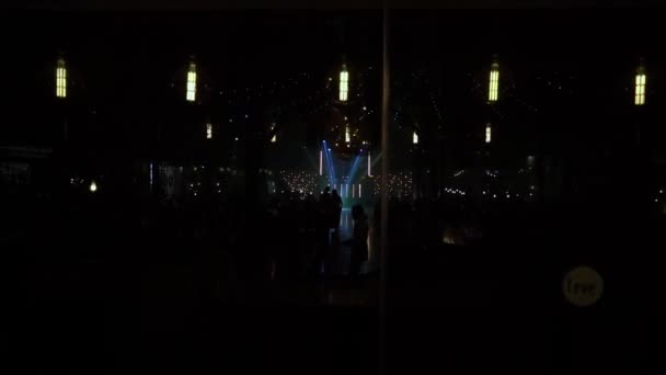 Вхід Весільний Зал Перед Танцем Високоякісні Fullhd Кадри — стокове відео