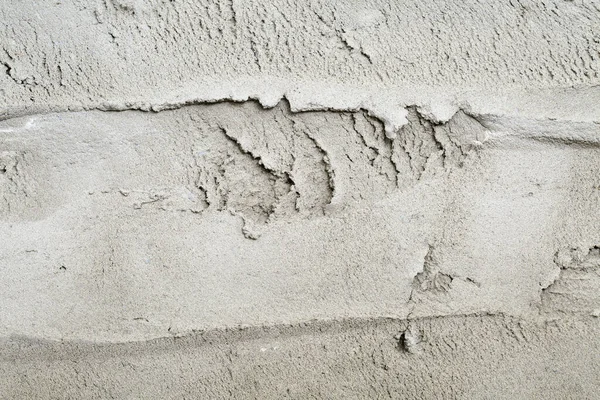 Duvardaki Taze Gri Sert Macunun Aşırı Yakın Çekimi Nşaat Sektörü — Stok fotoğraf