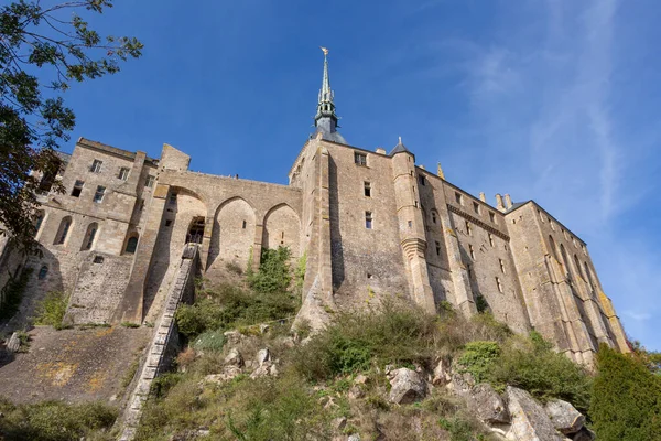 Aire Libre Abadía Del Mont Saint Michel —  Fotos de Stock