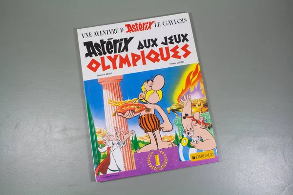 Primelin France February 2020 Asterix Olympic Games Comic Book — Stock Photo, Image