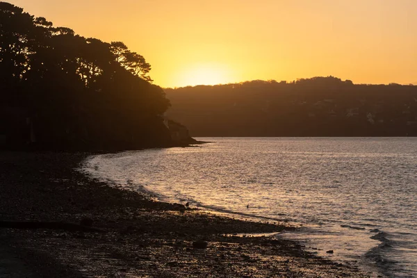 Plougasel Daoulasの海岸の日の出 — ストック写真