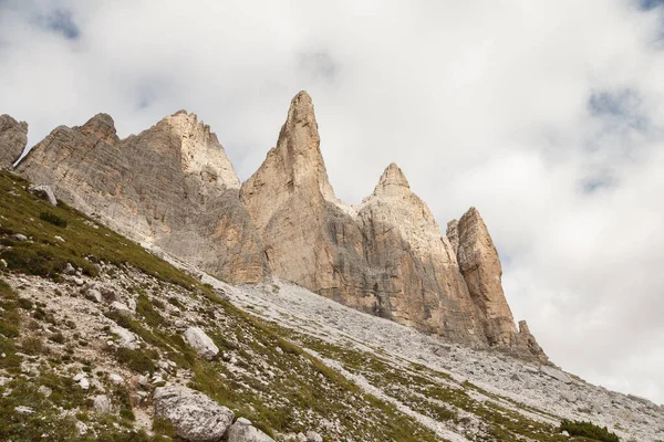 Dreizinnen Tre Cime Lavaredo Italia Dolomita — Foto de Stock