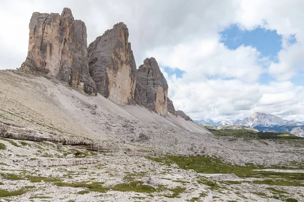 Dreizinnen Tre Cime Lavaredo Nelle Dolomiti Italia — Foto Stock