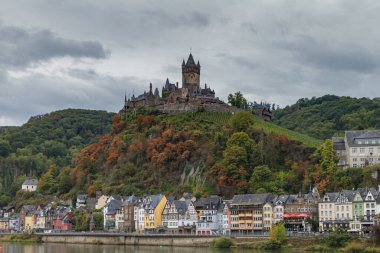 Güzel ortaçağ mimarisinin manzarası