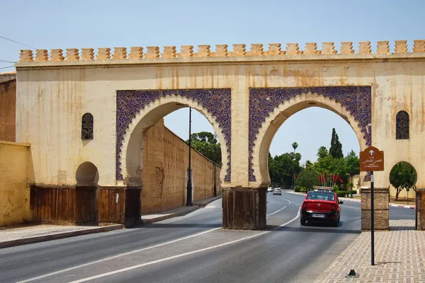 Fez Morocco June 2017 Вид Історичну Браму Баб Ріафа Фесі — стокове фото