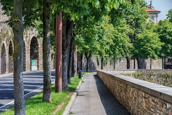 Bergamo Italie Mai 2019 Vue Une Des Rues Haute Bergame — Photo