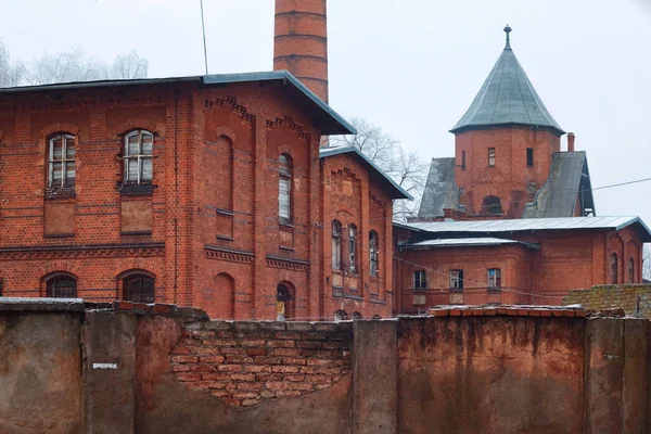 Old german historic houses in the Gvardeysk (Tapiau). Kaliningrad region. Russia