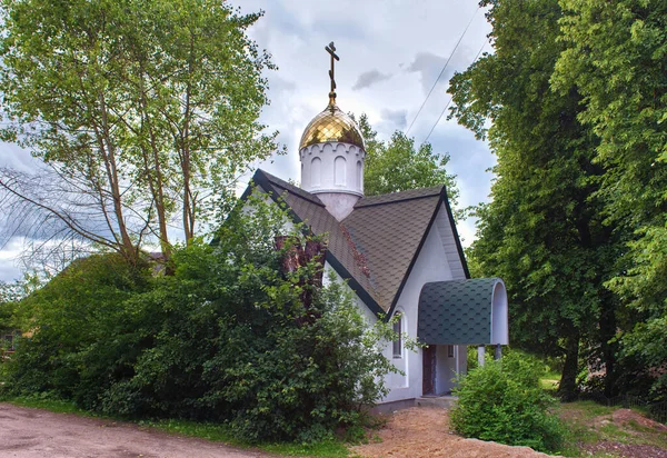 Zicht Kleine Orthodoxe Kapel Van George Overwinnaar Gebouwd 2013 2014 — Stockfoto