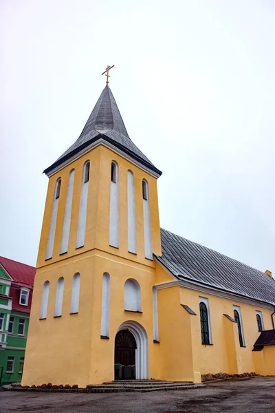 Gvardeysk Ρωσια Δεκεμβριου 2013 Ορθόδοξη Εκκλησία Του Ιωάννη Του Βαπτιστή — Φωτογραφία Αρχείου
