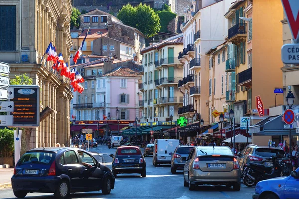 Cannes França Junho 2017 Edifícios Históricos Antigos Centro Cidade Cannes — Fotografia de Stock