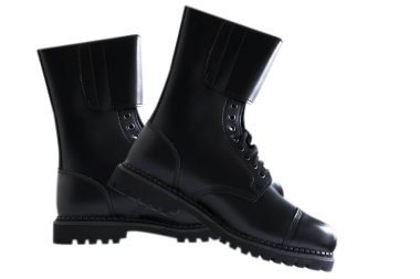 erkek ayakkabıları beyaz arkaplanda siyah izole