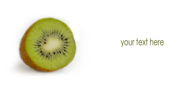 Kiwi Frucht Isoliert Auf Weißem Hintergrund — Stockfoto