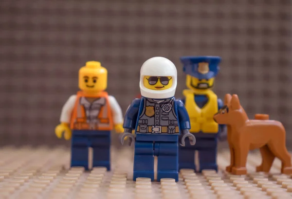 Oktober 2021 Ukraine Stadt Kiew Minimale Lego Figuren Spielzeug — Stockfoto