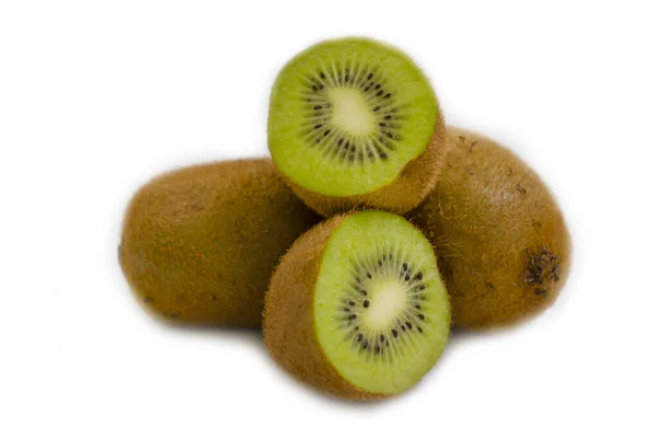 Kiwi Frucht Isoliert Auf Weißem Hintergrund — Stockfoto