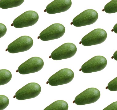 Avokado izole edilmiş beyaz arkaplan