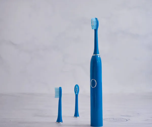 Electric Toothbrush Light Background — Stock Photo, Image