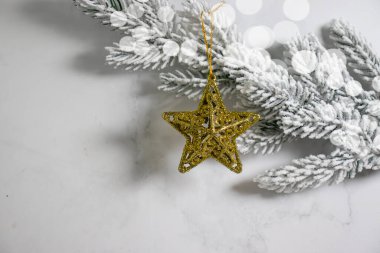Noel ağacı dalı şenlik arka planı