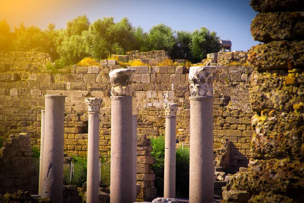 トルコ側の古代都市の遺跡 — ストック写真