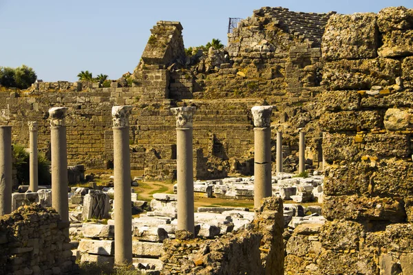 トルコ側の古代都市の遺跡 — ストック写真