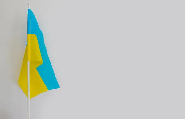 Прапор України Кольоровому Фоні — стокове фото