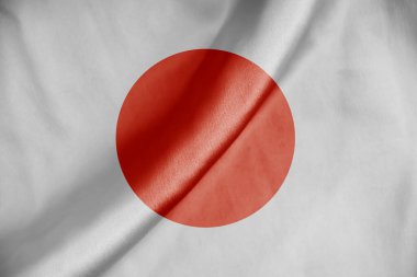 bayrak japan ipek kumaş arka planı