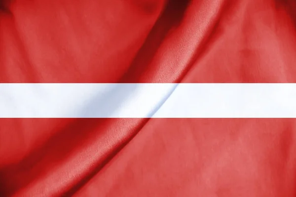 旗ラトビア絹織物の背景 — ストック写真