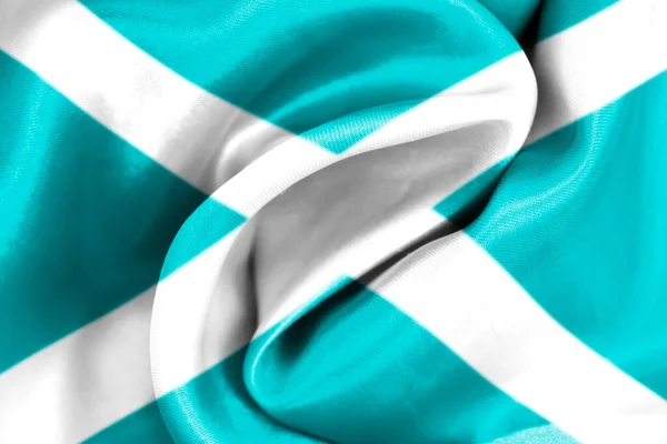 National Flag Scotland Silk Background — Stock Photo, Image