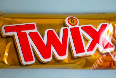 Kyiv, Ukrayna 25 Şubat 2022 çikolata ambalajı