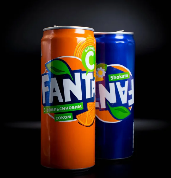 April 2022 Ukraine City Kyiv Bank Fanta Dark Background — Stock Photo, Image