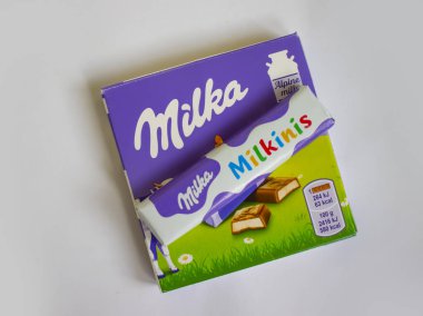May 1, 2022 Ukraine city Kyiv milk chocolate Milka