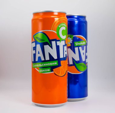3 Nisan 2022 Ukrayna, Kyiv demir konserve şehri Fanta