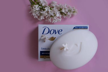 13 Mayıs 2022, Ukrayna şehri Kyiv sabunu çiçekli güvercin.