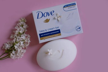 13 Mayıs 2022, Ukrayna şehri Kyiv sabunu çiçekli güvercin.