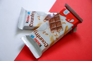 26 Mayıs 2022 Ukrayna şehri Kyiv çikolatalı Kinder ülkesi