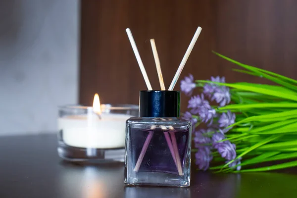 Perfume Home Scented Candle Room — Fotografia de Stock
