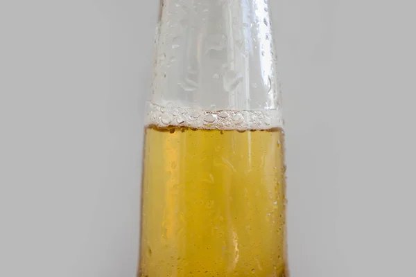 Bottle Beer Close Light Background — Photo