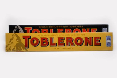 26 Mart 2022 Ukrayna şehri Kyiv Toblerone çikolatası
